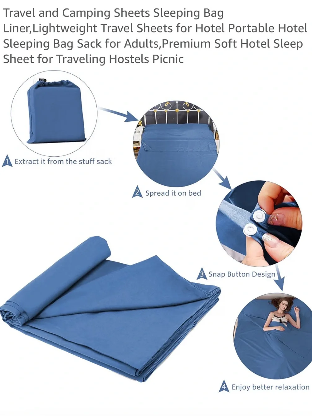 2/$20! Muermann Travel/Camping sheets-full size